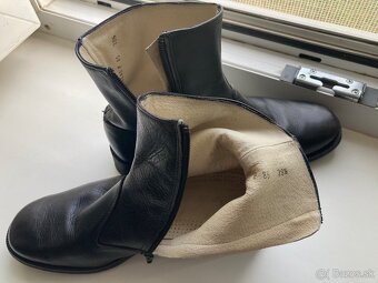 Kožené členkové čižmy 39,5 - 5