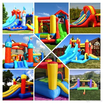 Skákací nafukovací hrad , bodyzorbing , cukrová vata - 5