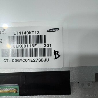 Predám obrazovku do notebooku 14"LED SLIM display 30pin B, - 5