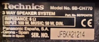 Predám repro Technics a Panasonic - 5