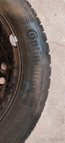 Zimné pneu..na plechových diskoch a tpms sada - 5
