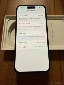 Iphone 15 128 GB čierny - 5