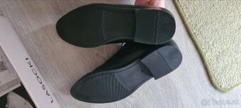 Spoločenské kožené topánky veĺ.39 - 5