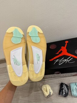 JORDAN 4 RETRO "OFF-WHITE SAIL - 5