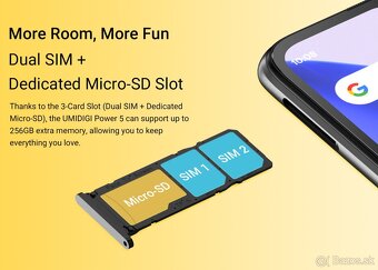 Úplne nový DualSIM 4G LTE smartfón UMIDIGI Power 5 - 5