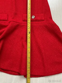 Červené šaty ZARA NOVÉ - 5