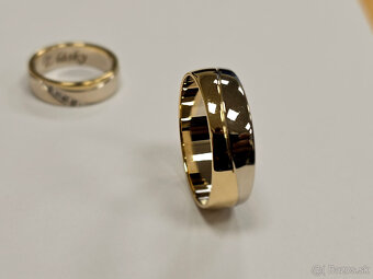 Predám zlaté obrúčky (585) zo 14 karátového zlata. - 5