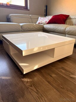 Biely konferenčný stolík - 5