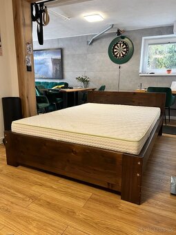 Posteľ z masívu - smrek - 5