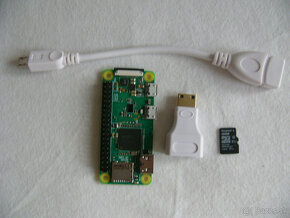 Predám Raspberry Pi Zero W + LCD + kl., myš, zdroj, SD karta - 5