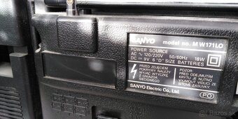Duálny kazetový Rádiomagnetofón SANYO MW 171 LO - 5