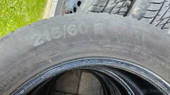 Predam letne Continental215/60 R17 zimne na diskoch 215/65 - 5