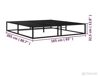 Kovovy ram postele - 5