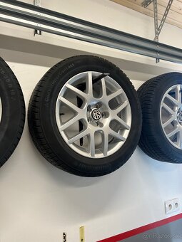 Originálne disky BBS Montreal R16 5x100 + zimne pneu contin - 5