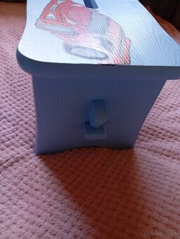 Stolček drevený maľovaný - 5