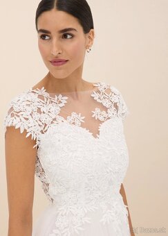 Svadobné šaty veľkosť L - 5