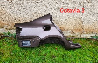 bočnica, prah, stĺpik, nosník Octavia 3 - 5