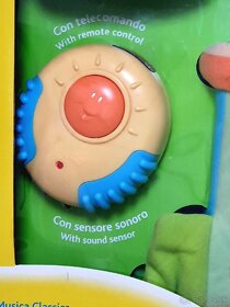 Chicco hudobný kolotoč nad postieľku s ovládačom + hračky - 5