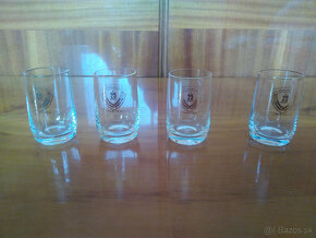Retro sklenené poháre, vázy, šálky - 5