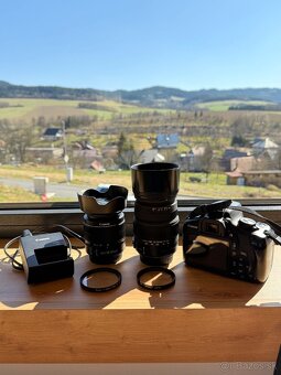 Canon eos 1300d + objektivy + příslušenství - 5