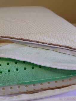 Prírodný vankúš s dvojakou tuhosťou Bio Double - 5