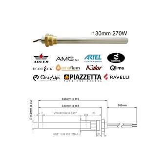 Zapaľovacie špirále (odporové zapalovače) pre peletové pece - 5
