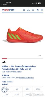 Halová futbalová obuv  42 - 5