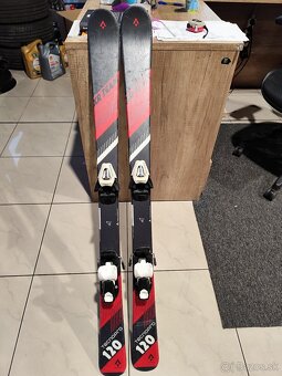 Lyže, lyžiarky,palice. 2x set - 5