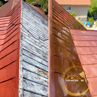 ✅✅Natieranie plechových krytín aj striech✅Čistenie striech✅ - 5
