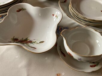Starožitná porcelánová obedová súprava - 5