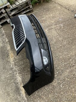 predni naraznik skoda superb ii 13-15 cerny maska - 5