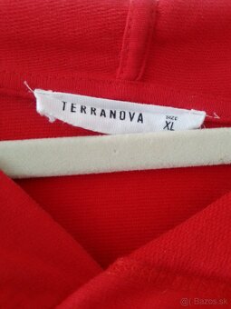 Tenká červená mikina TERRANOVA, veľ. XL - 5