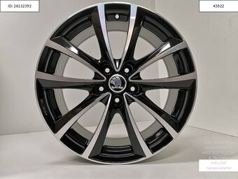 Škoda Octavia, Superb alu disky 7,5x17 5x112 ET52 1242 - 5