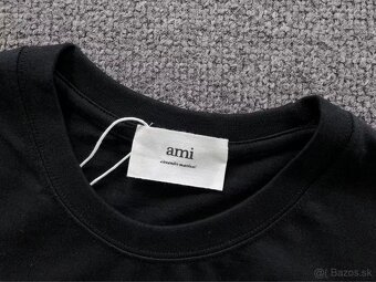 Ami Paris tričko čierne - 5