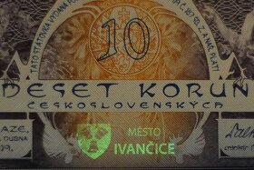 10 korun 1919 IVANČICE 2022 výroční bankovka STC, MUCHA - 5