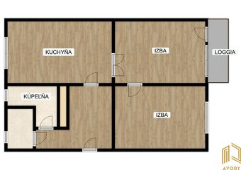 PREDANÝ / 2 - IZB. BYT (59m2) s LOGGIOU, SENICA - 5