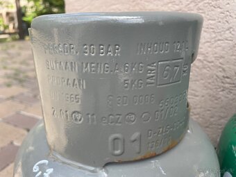 propan butan flase 5kg prazdne 2ks - 5