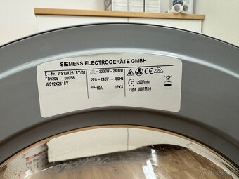 Predám Siemens úzku práčku - 5