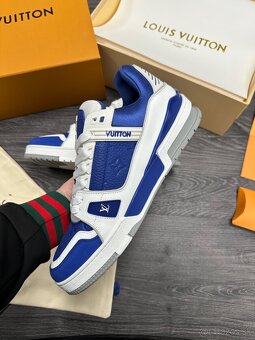 Louis Vuitton tenisky BLUE komplet balenie - 5