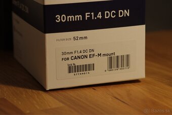 Sigma 30mm f1.4 DC DN Canon EF-M - 5