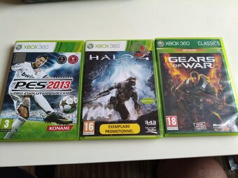 Xbox 360 +1x ovládač+3x hra - 5