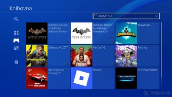 PS4 PLAYSTATION 4 SLIM + 2X OVLADAC + HRY - 5