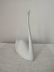 Royal dux labuť porcelánová soška - 5