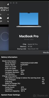 Macbook Pro 16 2021 10core CPU 16core GPU 16GB RAM 1TB SSD - 5