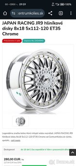 5x120 r18, 74,1mm, 225/45r18 Disky+pneu - 5