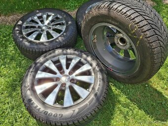 16" ALU 5x112 orig VW a iné +zimne 215/60 r16 8mm, - 5