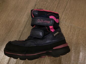 Dievcenske zimne ddstep čižmy nepremokavé - 5