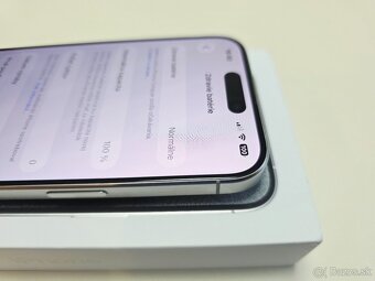 APPLE IPHONE 15 PRO 128GB WHITE TITANIUM TOP STAV - 5