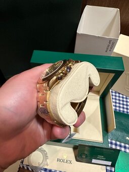 Rolex Daytona Gold chorno - 5