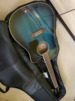 Ibanez PF15ECE-TBS Transparent Blue Sunburst Elektroakustick - 5